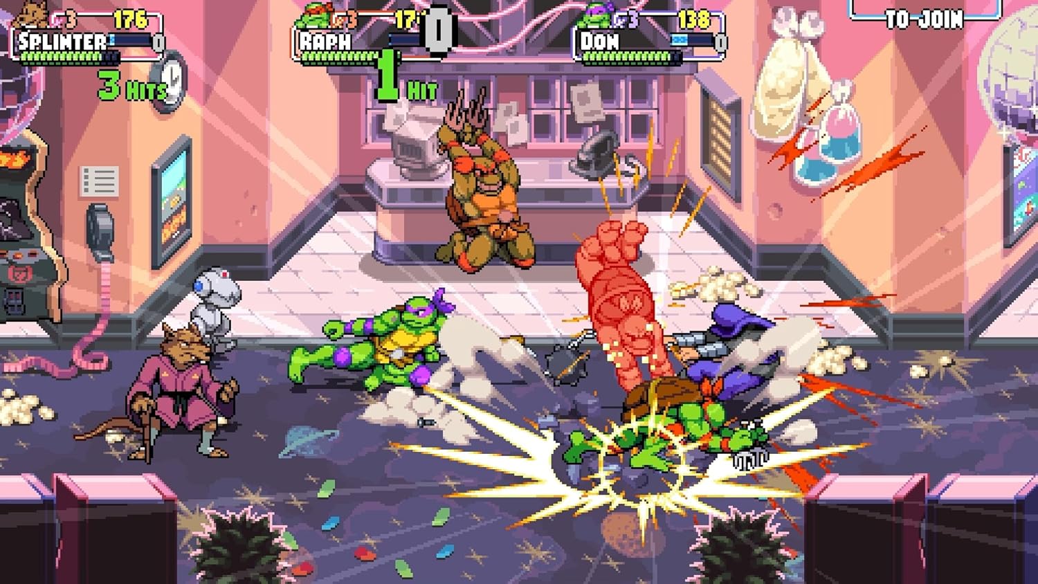 Teenage Mutant Ninja Turtles Shredders Revenge PS5 - Game Scene
